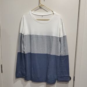 Crazy Grid Women's Long Sleeve Tee XXL